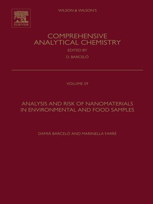 cover image of Analysis and Risk of Nanomaterials in Environmental and Food Samples